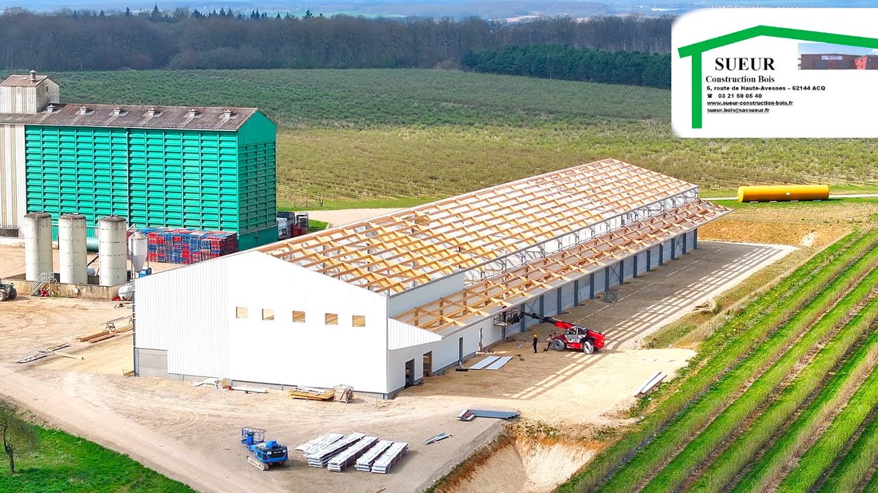 SUEUR Construction Bois - Hangar agricole dans l'Oise (60)