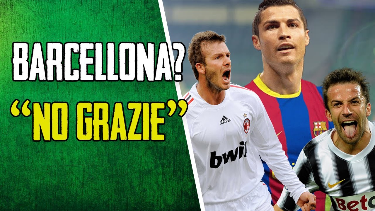 I giocatori che hanno RIFIUTATO l' F.c. BARCELLONA