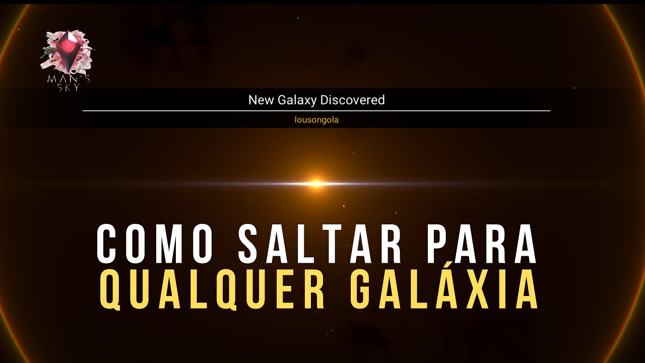 Como saltar para QUALQUER galáxia rápido! No Man's Sky PC
