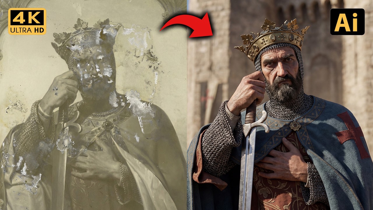 20 Most Powerful Figures of the First Crusade Brought Back to Life Using AI | Pope Urban II, etc.