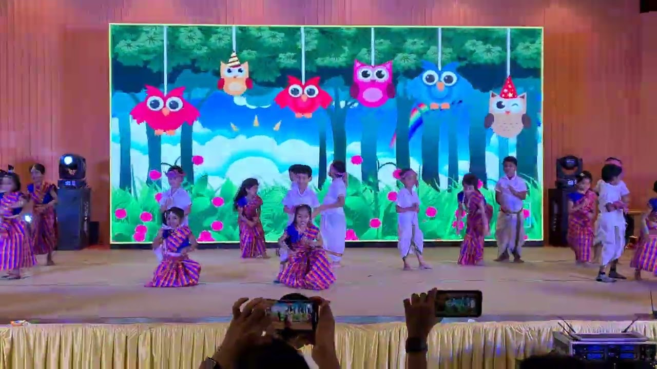 Hannah dance for Kaka illa seemaiyela - Tamil Folk Song at Kidzee Sholinganallur 1st Annual Day