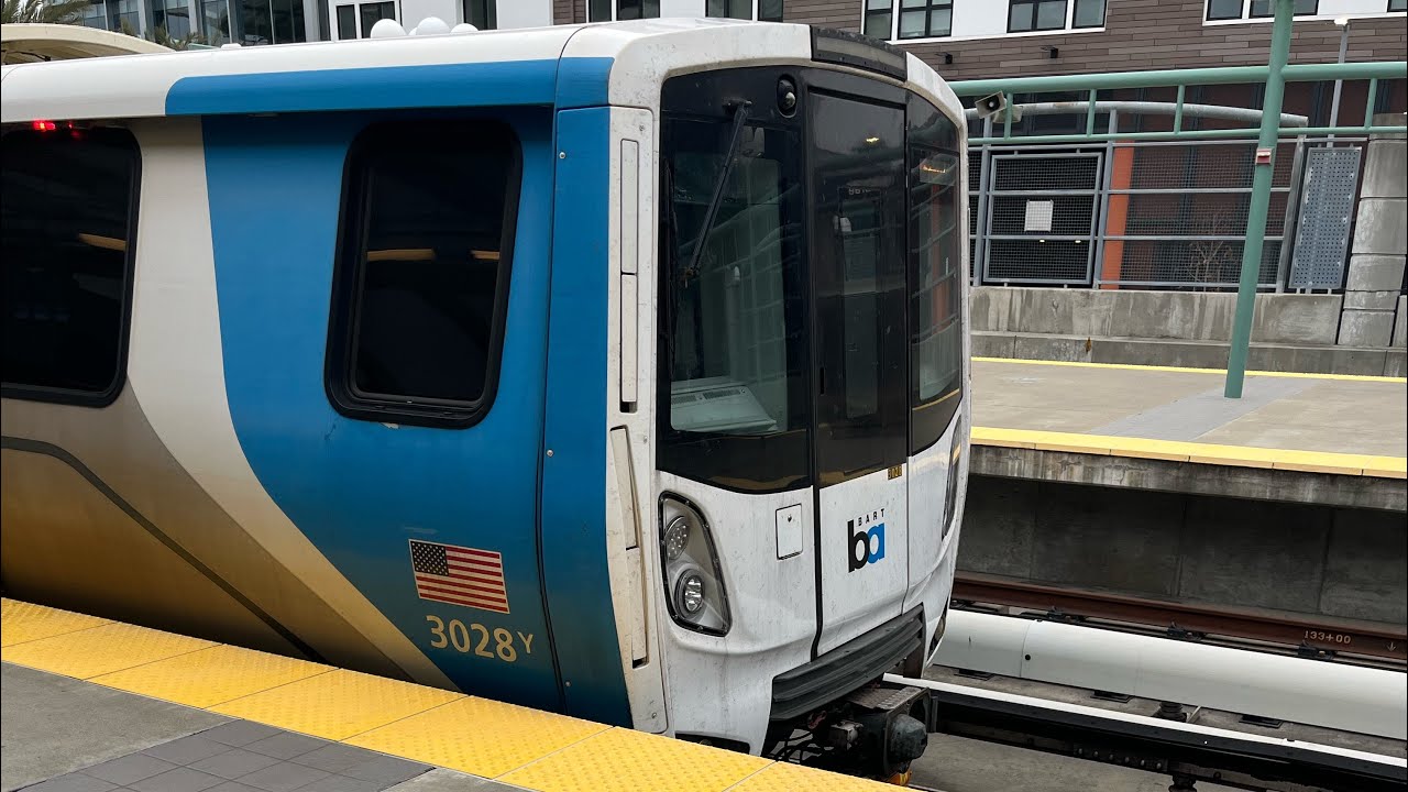 BART Fleet of the Future to Millbrae (FULL LINE)