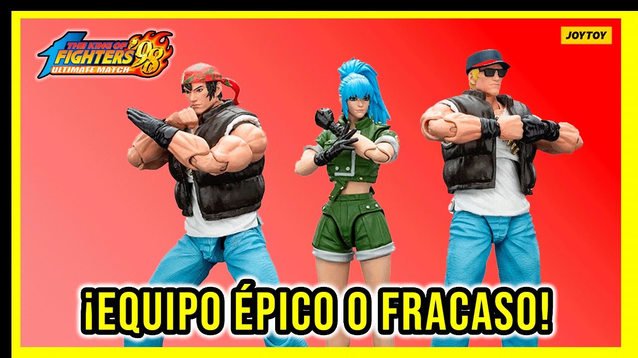 Ikari Warriors Team (Leona, Ralf y Clark) Joy Toy: ¿Valen la pena los tres juntos? KOF98