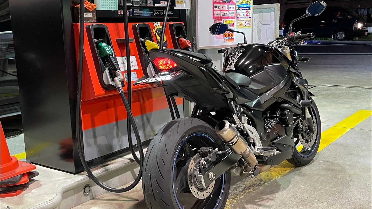 【GSR-750】爆音マフラー750cc 4気筒　クイックシフター搭載【街中】
