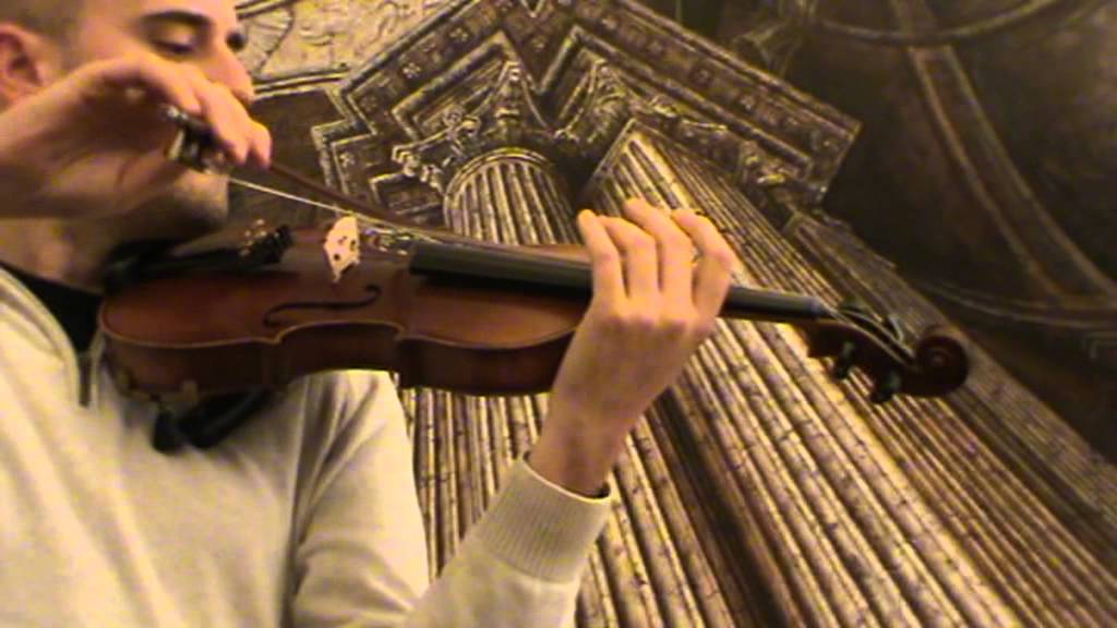Very interesting lower arched violin # 858
