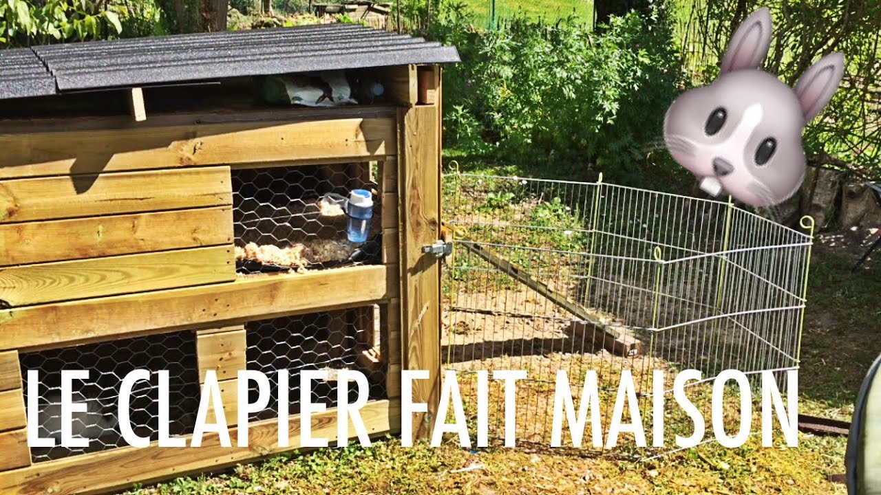 LE CLAPIER DE MON LAPIN (FAIT MAISON)