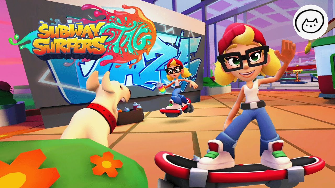 Subway Surfers Tag UPDATE: Mall All Medals Gameplay