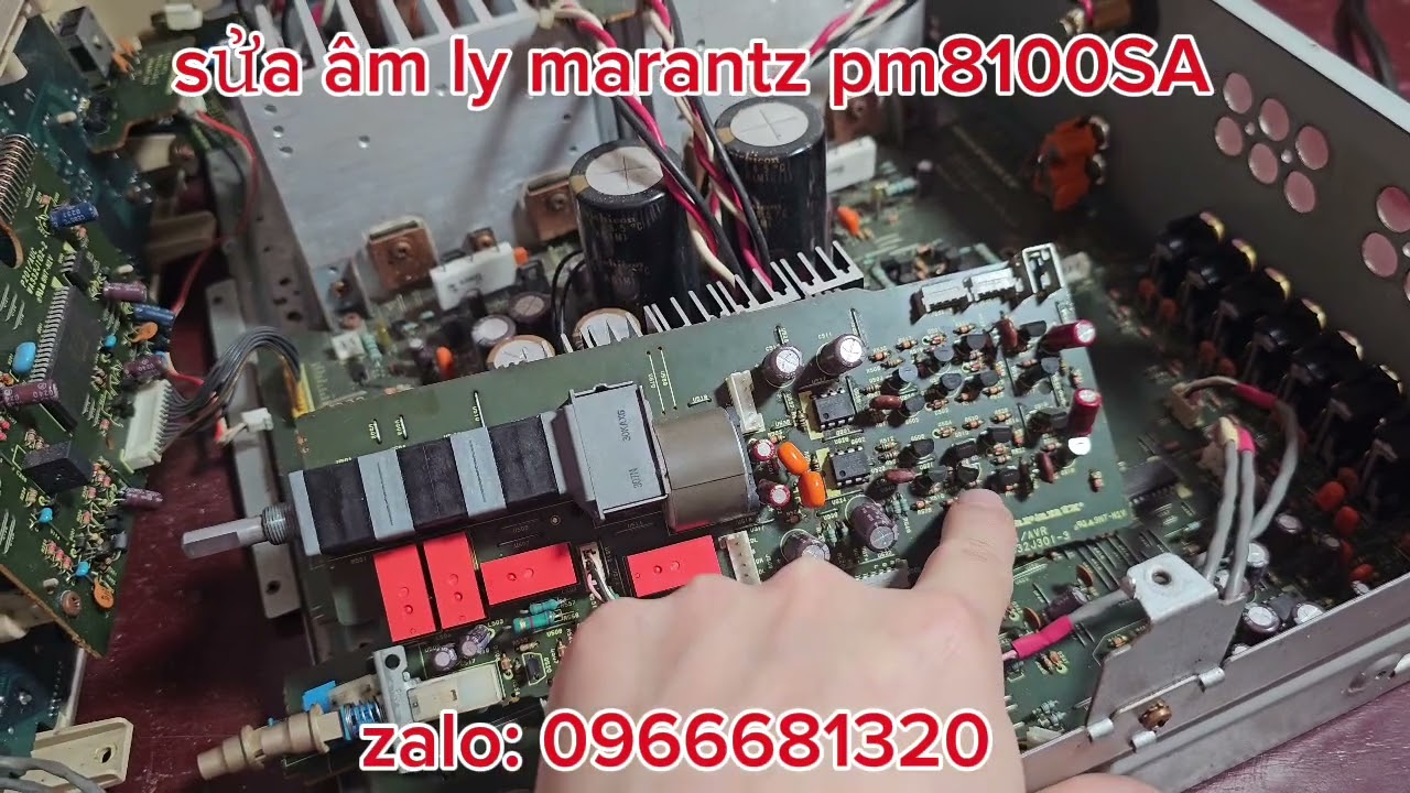 Hướng dẫn sửa âmly marantz pm8100sa Zalo 0966681320