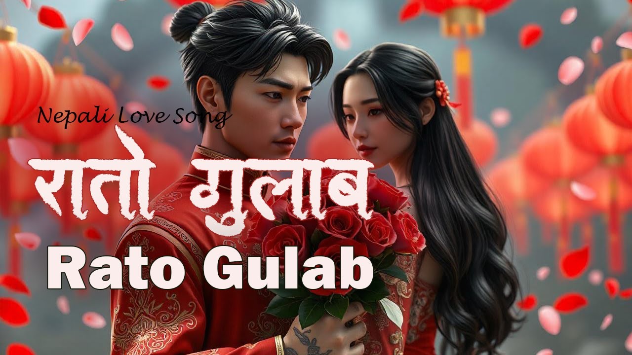 Rato Gulab| Nepali Love Song|| New Nepali Song 2024 #nepalisong