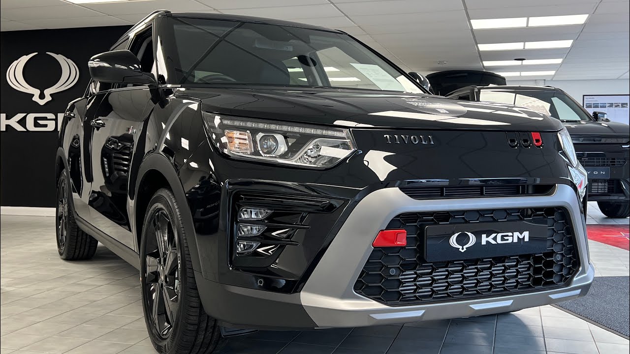 2025 KGM TIVOLI K40 Auto in Space Black New Car KGM Available at Ryders of Warrington