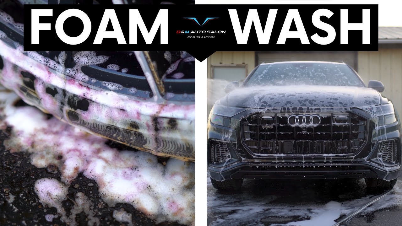 Foam Wash On A DIRTY Audi Q8 - Exterior Auto Detailing