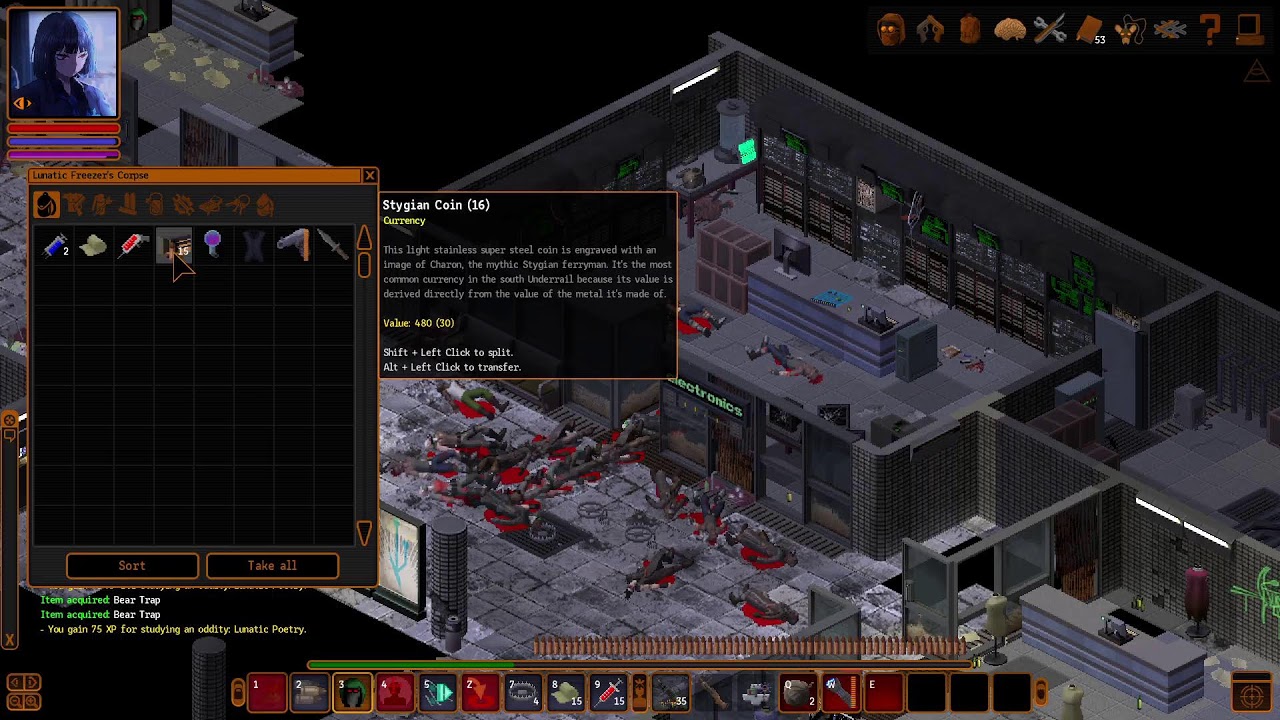 underrail dom deathless, practice route, lmg variant