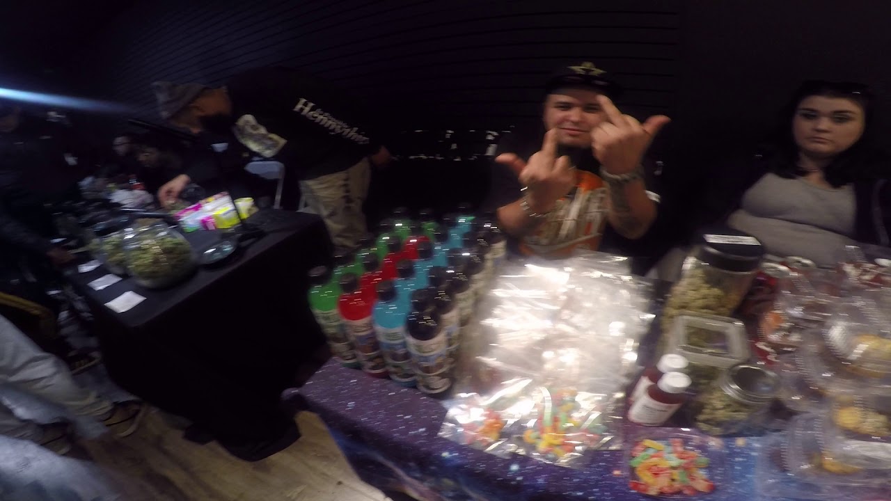 Underground marijuana swap meet