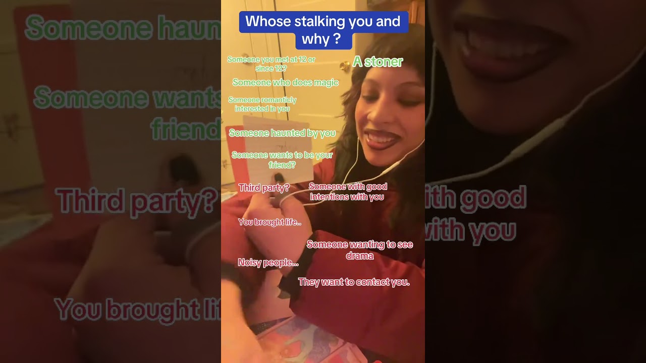 Who’s stalking you and why? #messagesforyou #tarot #fyp #stalker #watchingyou #awareness 