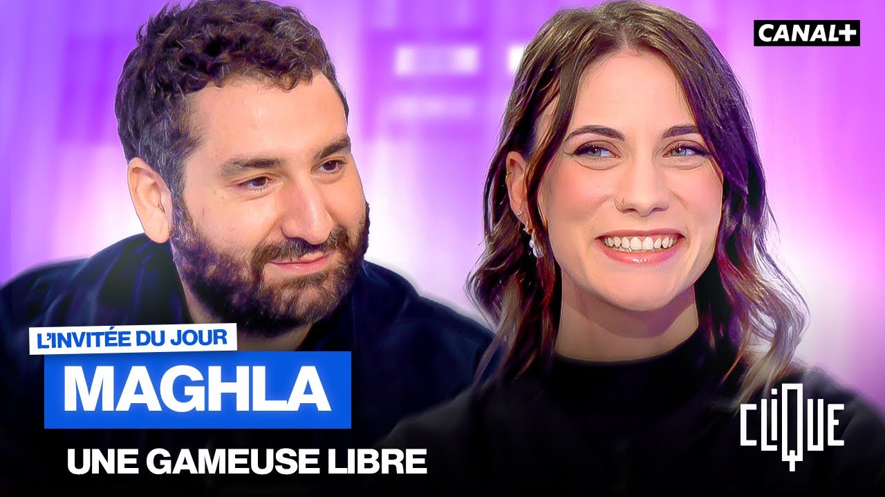 Maghla, la reine de Twitch est sur le plateau de Clique - CANAL+