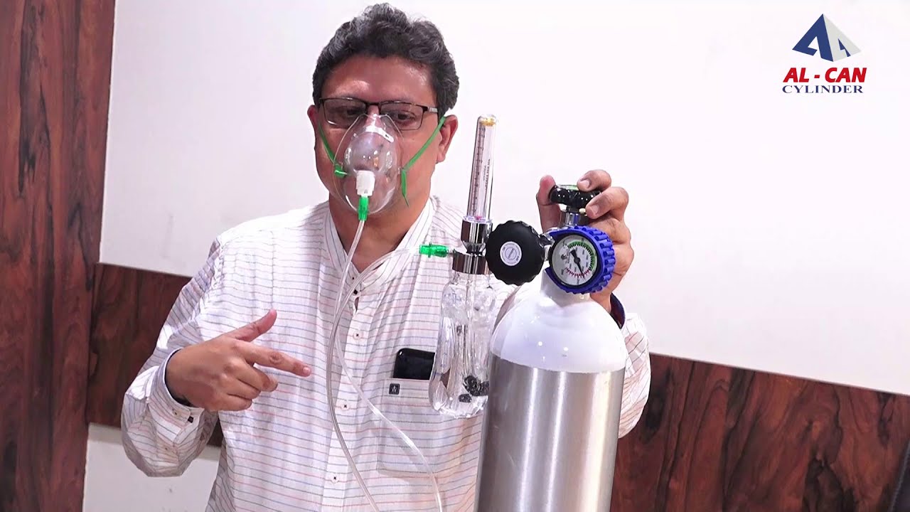 Demo of Portable Oxygen Cylinder with FA Valve