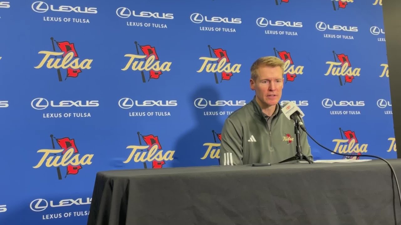 Tulsa coach Eric Konkol, Miles Barnstable analyze a 79-74 win over Charlotte