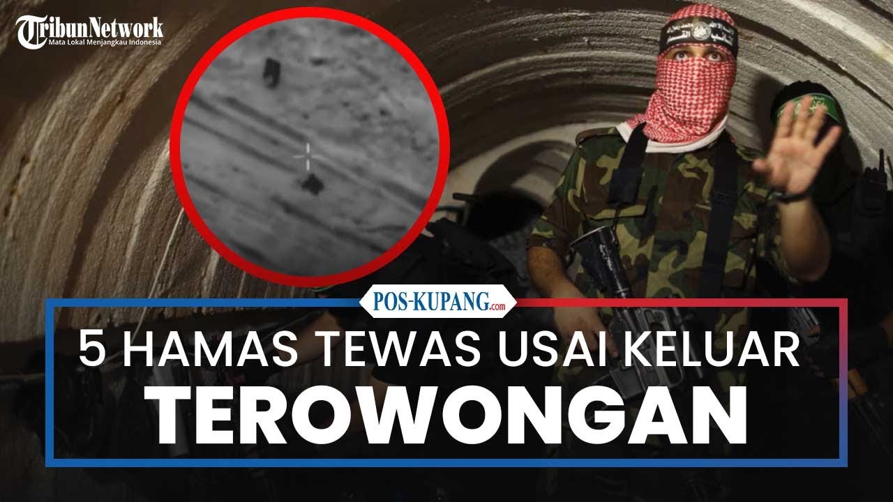 Ingin Serang IDF, 5 Anggota Hamas Tewas Usai Keluar Terowongan