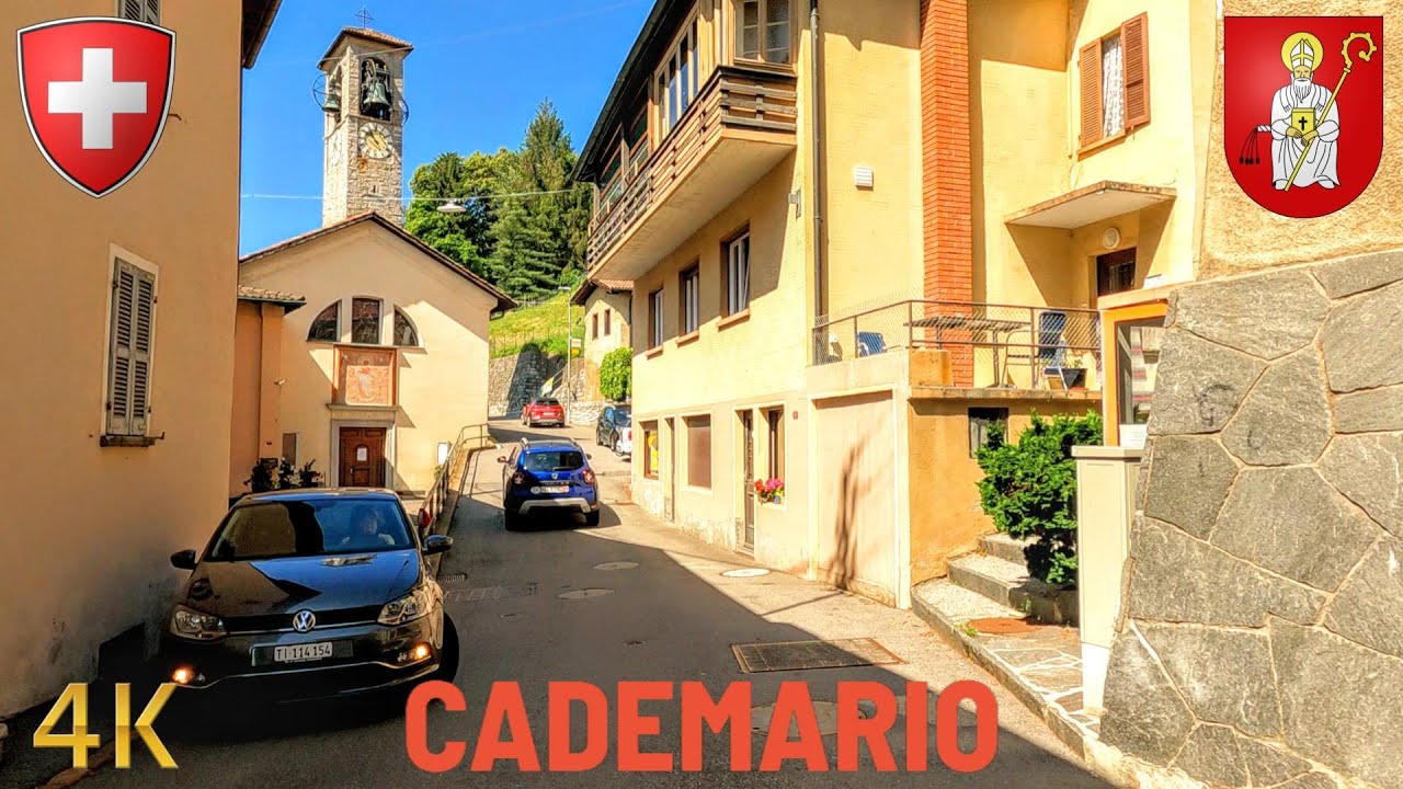 Driving Switzerland 🇨🇭 | Ascent to Cademario 4K Scenic Drive