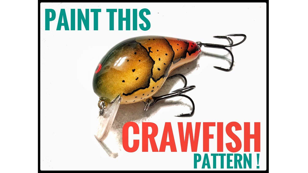 Paint an awesome crawfish pattern on your crankbait !