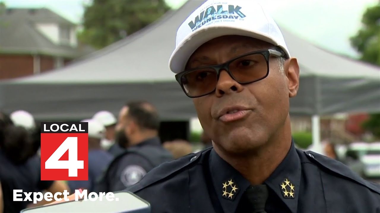 Detroit police chief promises crackdown on gang violence during annual Walk A Mile Wednesday