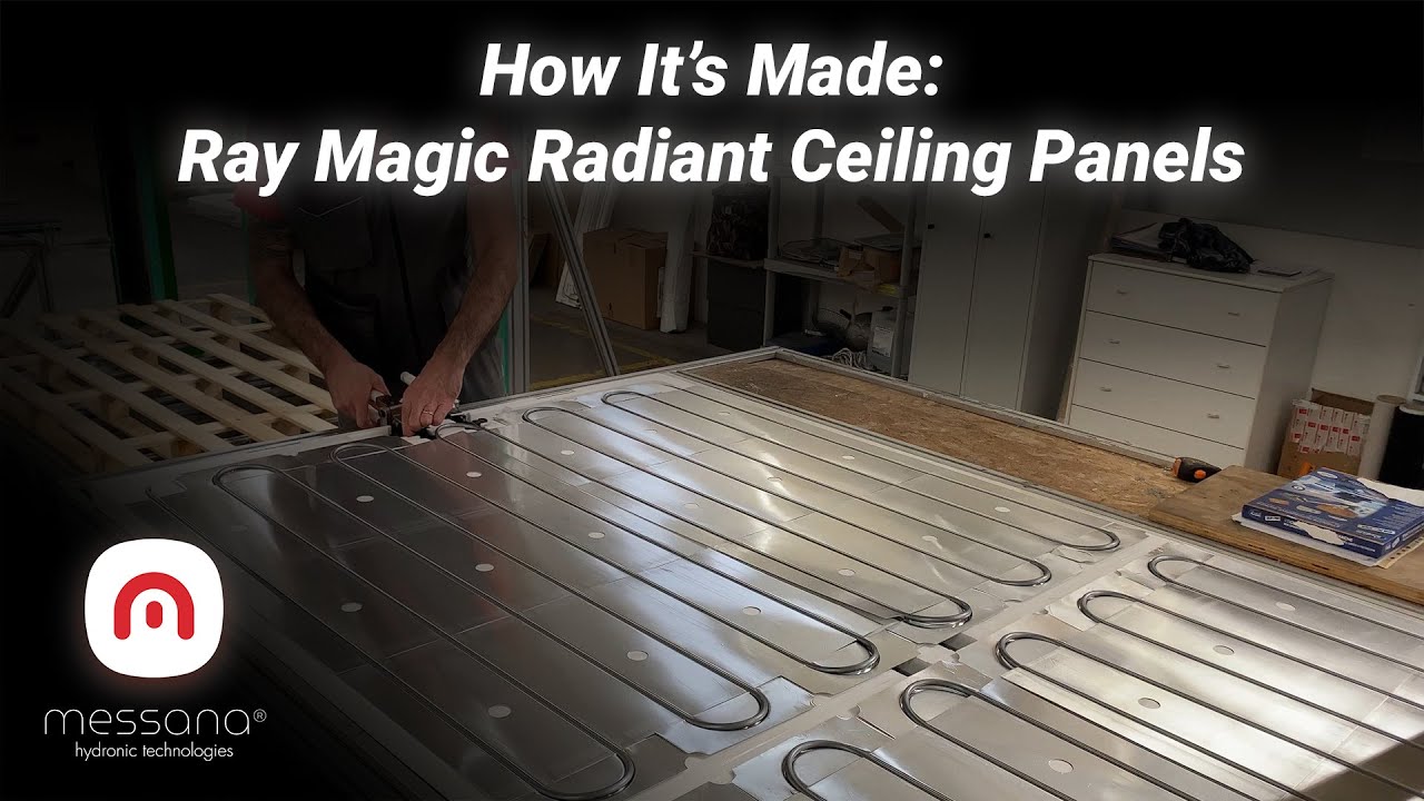 How It's Made: Messana Ray Magic® Gypsum Radiant Ceiling Panels (Heating & Cooling)