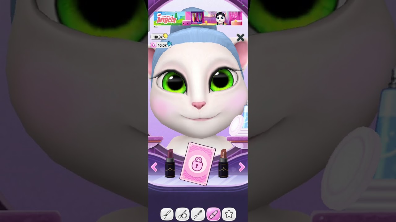 Talking angel cat cartoon 😹😹😹