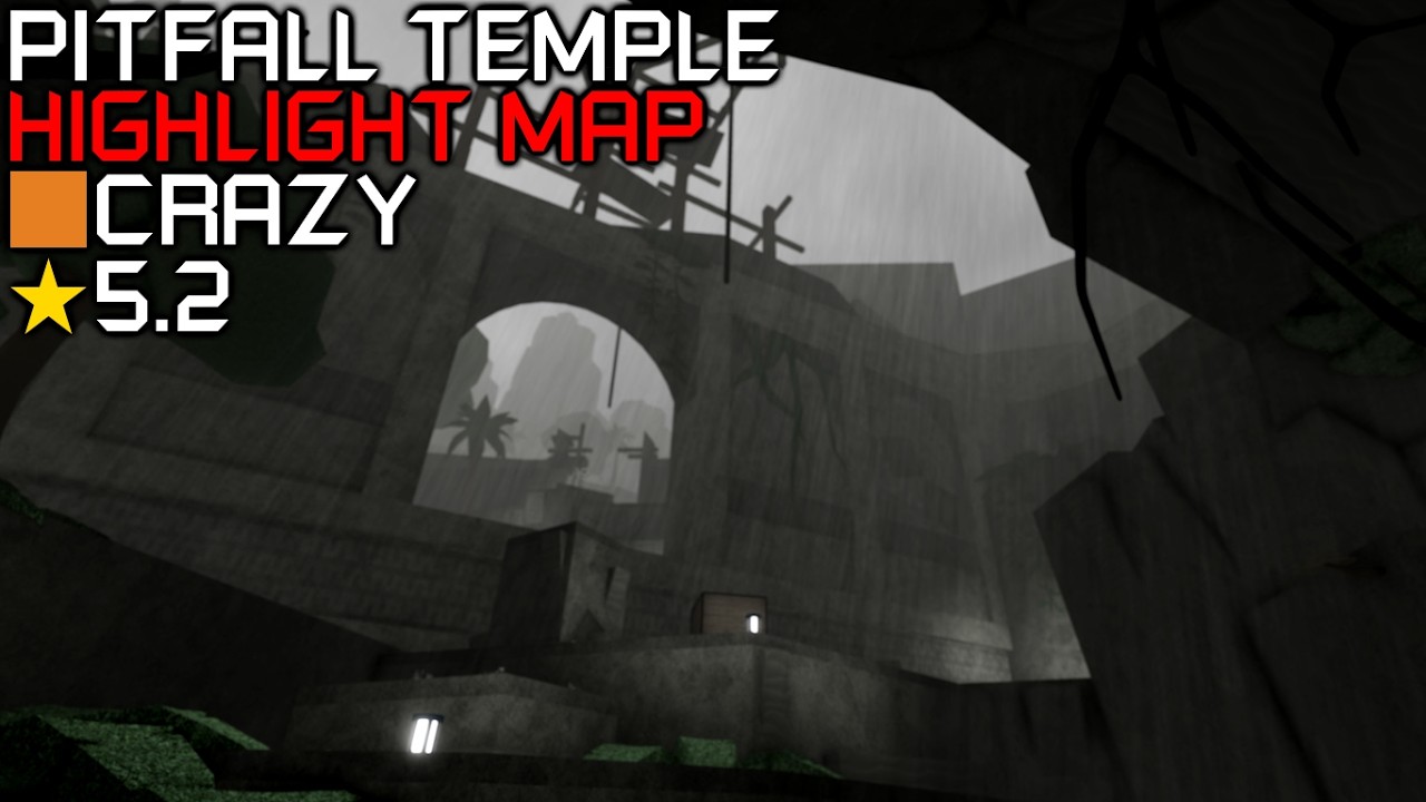 Roblox: Flood Escape 2 - Pitfall Temple [Highlight Map] (Crazy - 5.2)