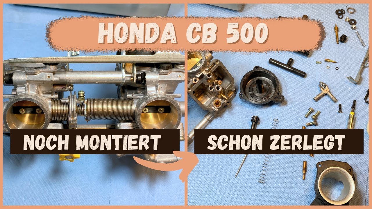 Vergaser Honda CB500 PC26 PC32 BJ 94-03 zerlegen, ausführlich erklärt vom Vergaseronkel