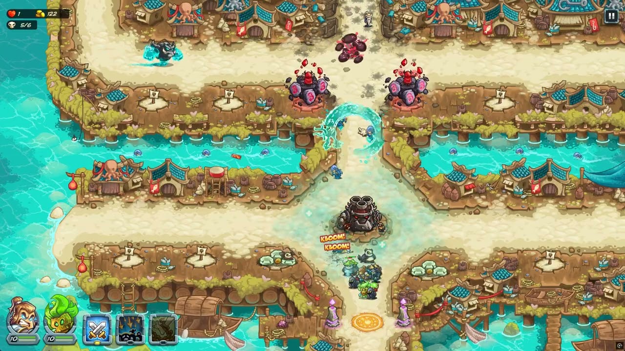 Kingdom Rush Alliance TEMPEST ISLAND [impossible] [heroic]