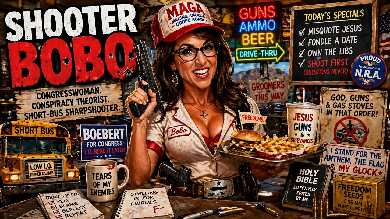 Lauren Boebert &ndash; political satire rock opera song from Revolution 2025 (Lyric Video)