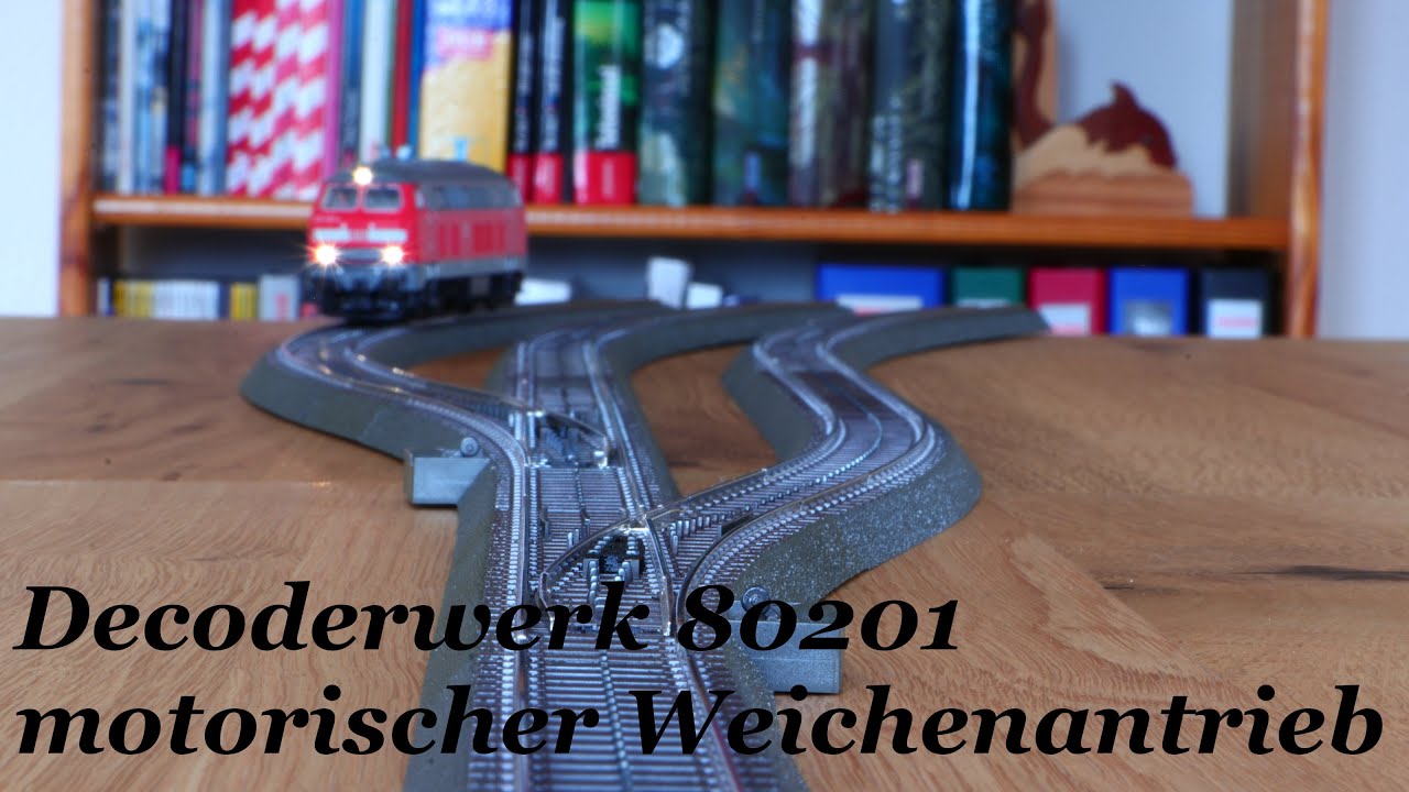 Christians Modellbahn präsentiert motorische Weichenantriebe - Decoderwerk 80201