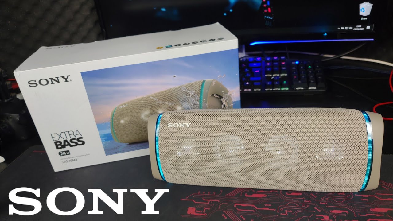 Unboxing (desembalando) Sony SRS-XB43