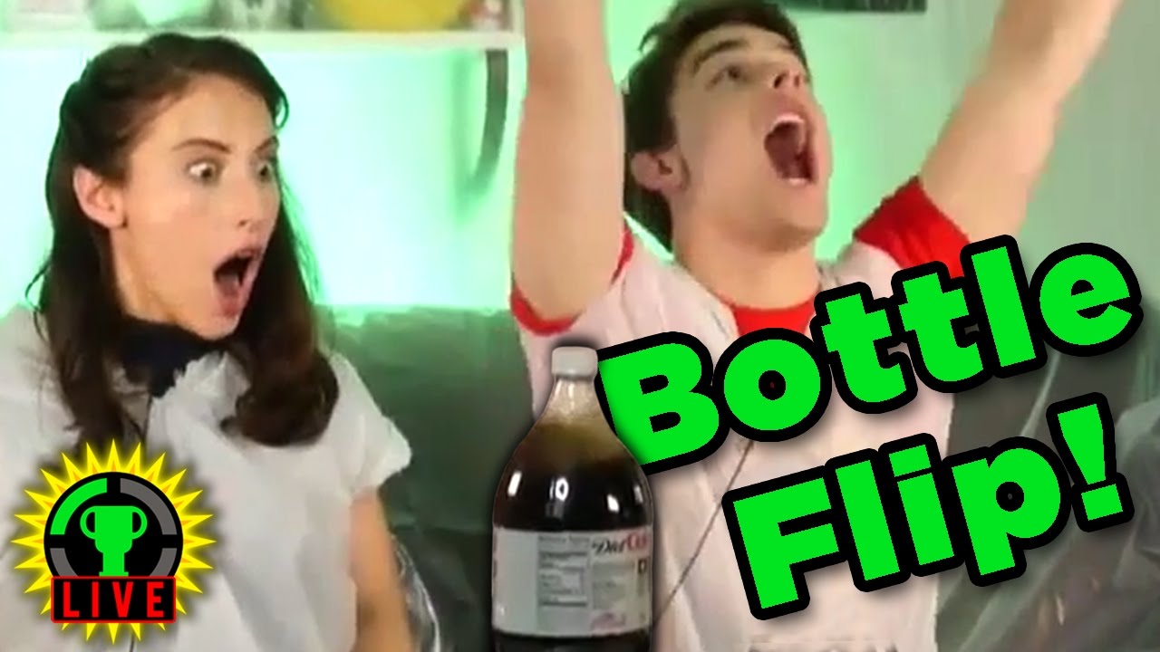 The Ultimate BOTTLE FLIP Challenge! | So Wet and Sticky