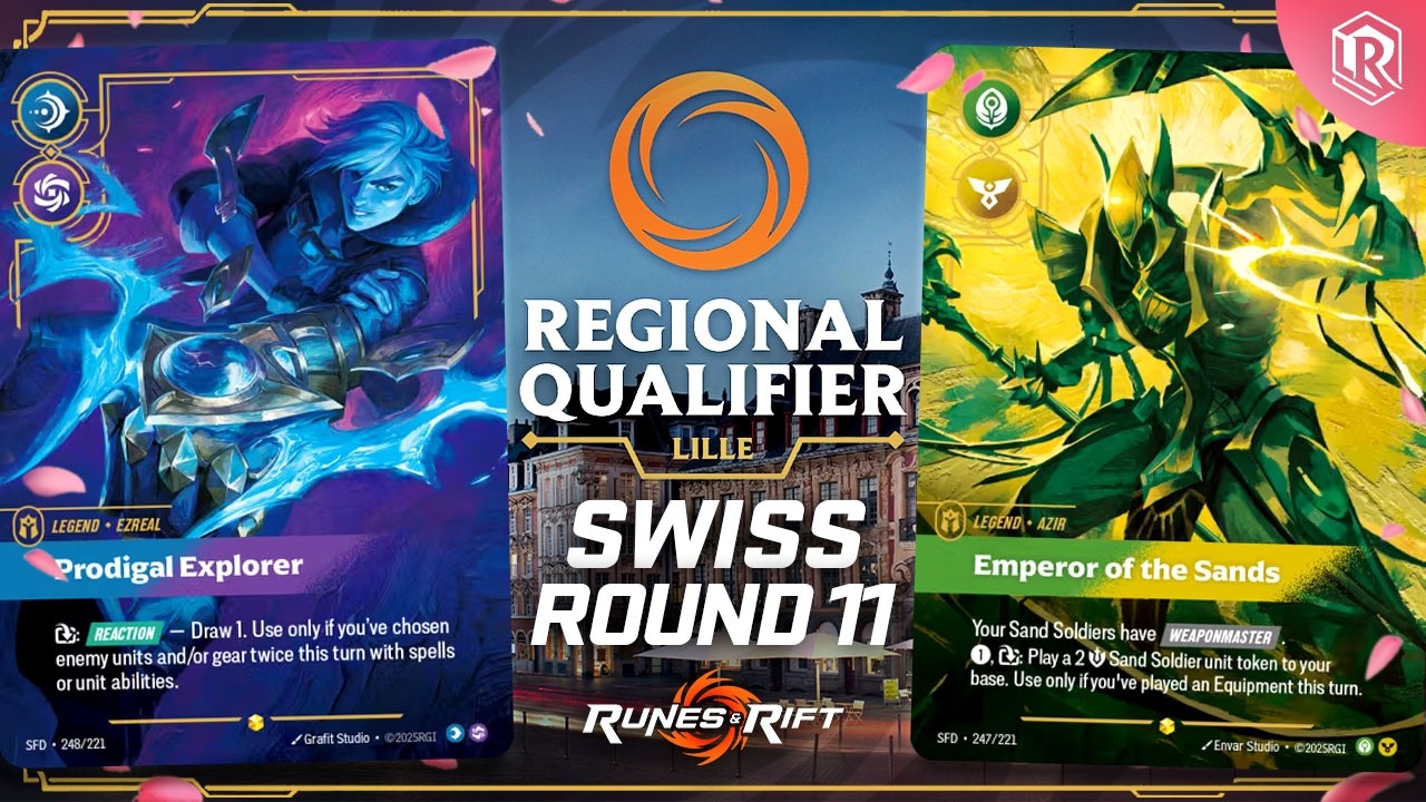 Riftbound Regional Lille - Ezreal vs Azir - Round 11 | Spiritforged
