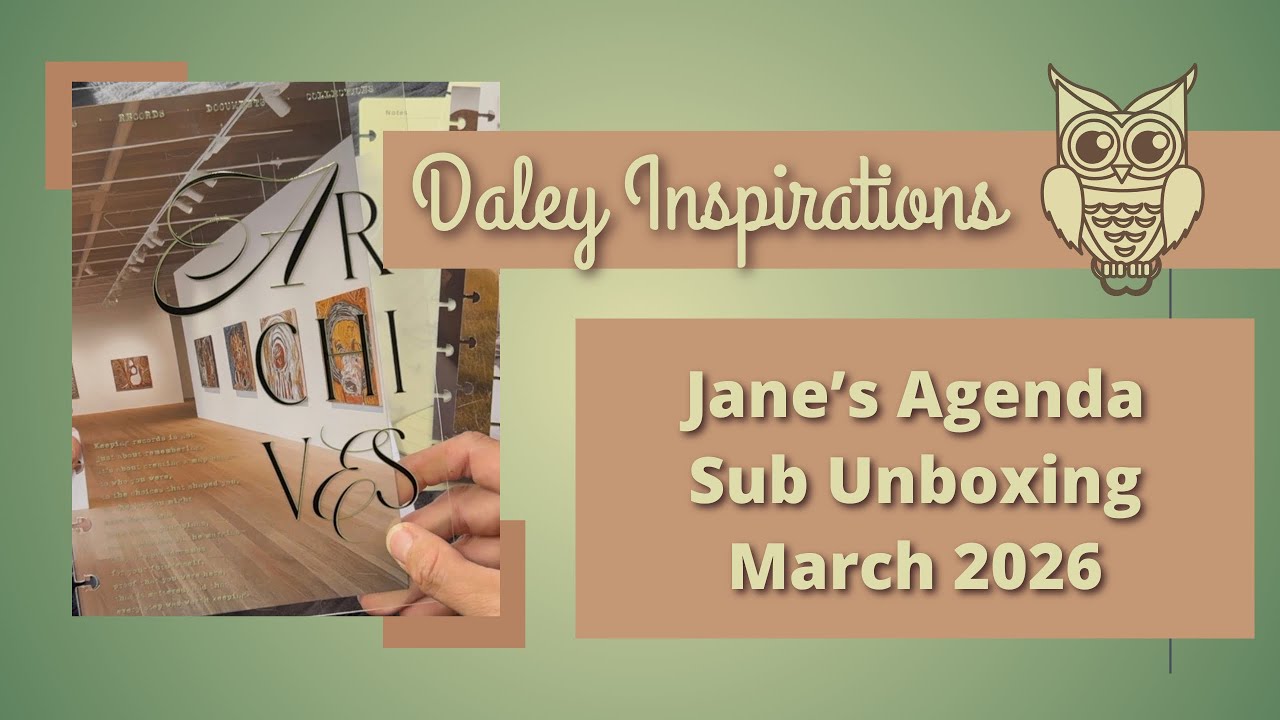 Unboxing Jane’s Agenda Deluxe Subscription Box: March 2026