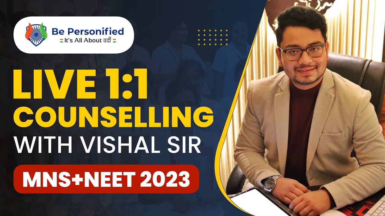 1:1 Live Counselling with Vishal sir | Free Counselling on NEET+MNS 2023 | All questions answered