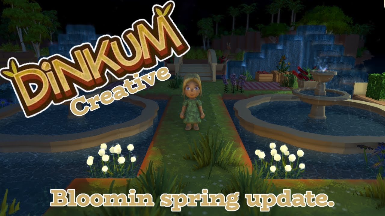 🌼 Dinkum Creative mode 🌼 Bloomin spring update, bandstand and picnic area build.