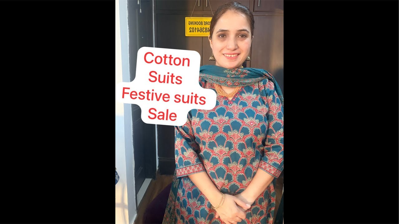 💕MAHA SALE ON COTTON SUITS COORDSETS FESTIVE SUITS ☎️ 9548364102