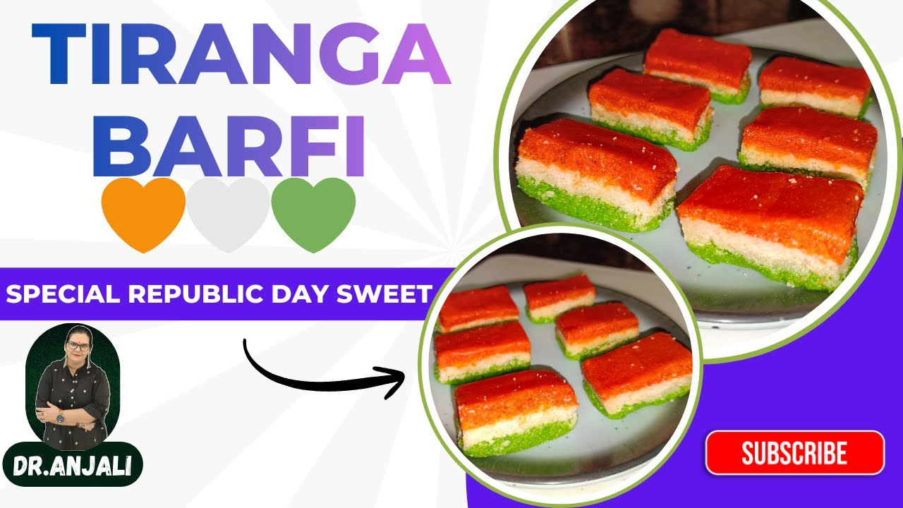 Tiranga Barfi at Home 💚🤍🧡 | Deshbhakti Sweet Recipe | Quick & Simple