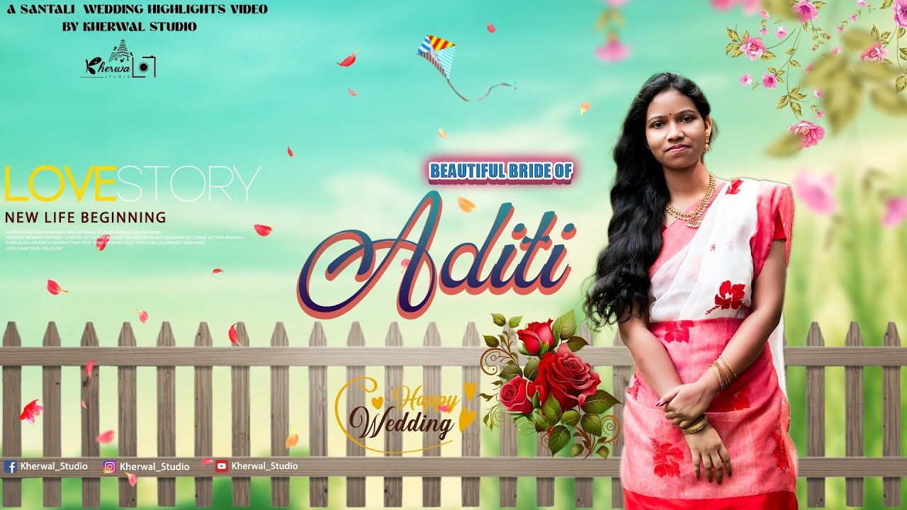 Best Santali Cinematic Highlights Videos 2025 || Aditi & Yen || Kherwal Studio 2025
