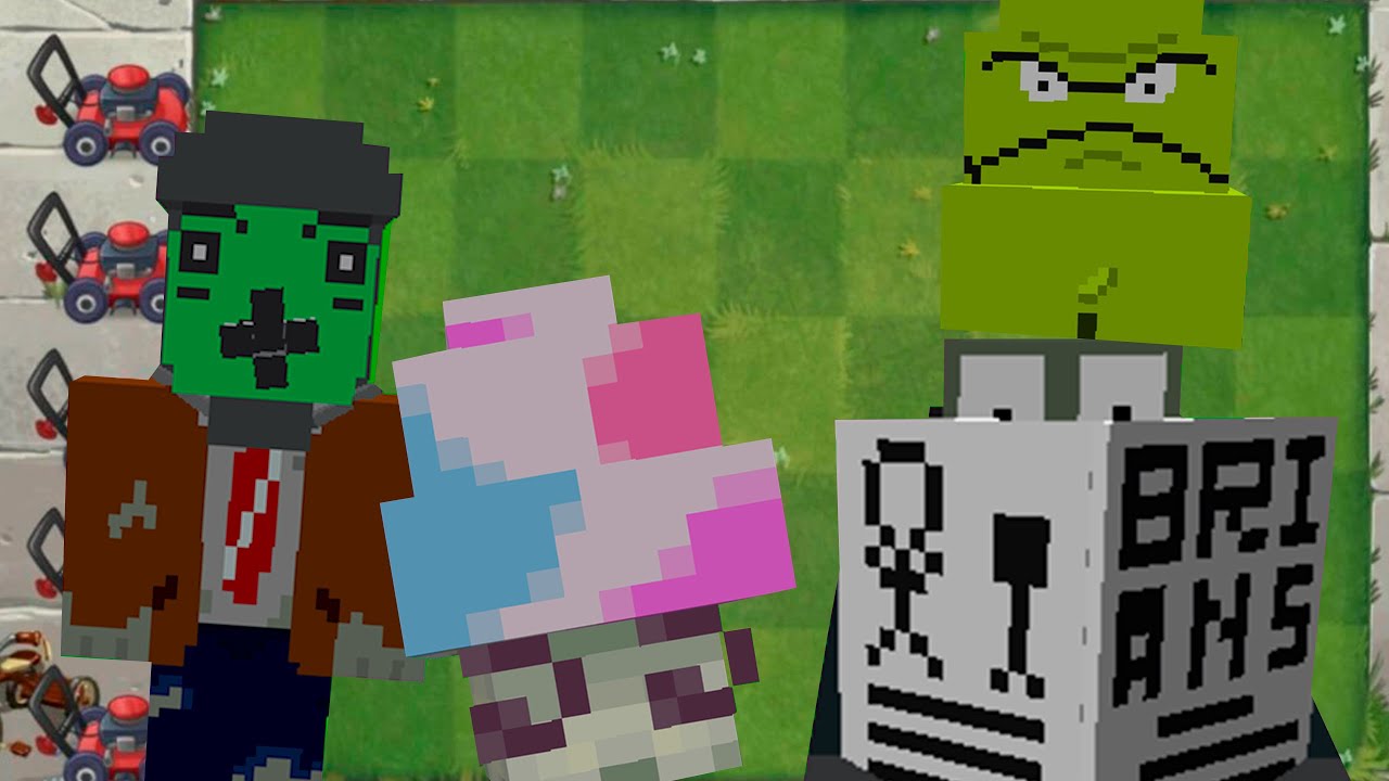 РАСТЕНИЕ ПРОТИВ ЗОМБИ В МАЙНКРАФТ ► Обзор мода HungTeen's Plants vs Zombies Mod #16