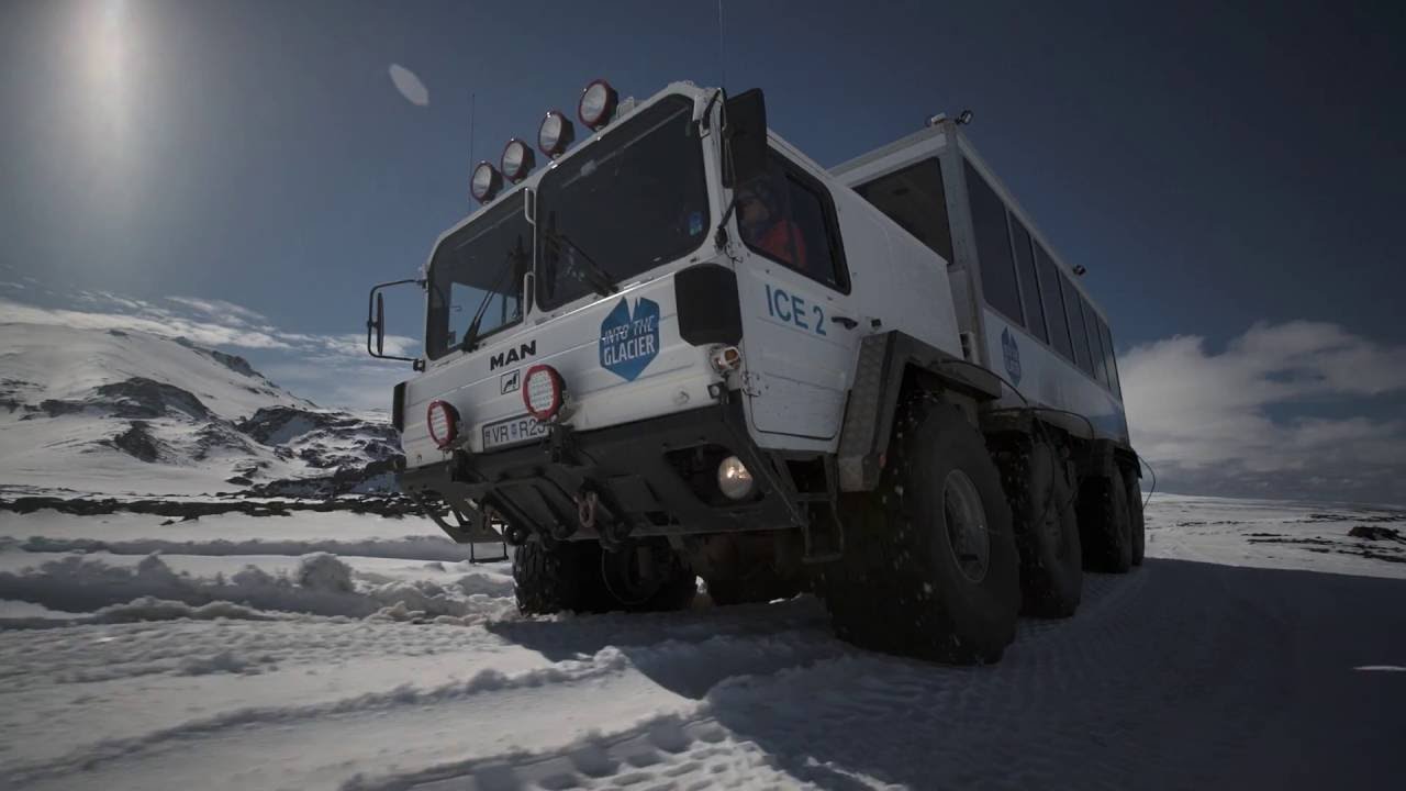 Into the Glacier - MAN trucks