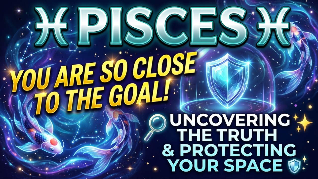 Pisces ♓️ YOU ARE SO CLOSE TO THE GOAL! ♓ | UNCOVERING THE TRUTH & PROTECTING YOUR SPACE 🛡️✨