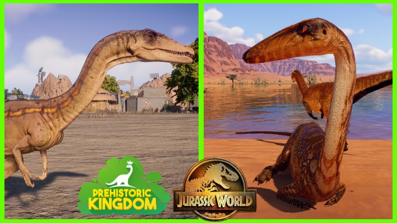 Coelophysis | Prehistoric Kingdom Vs Jurassic World Evolution 2 [4K]