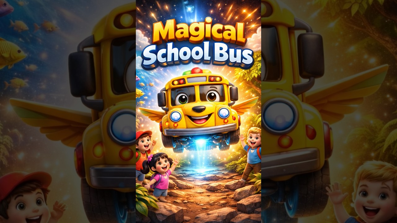 Magical School Bus 🚌✨ | Kids Learning Adventure Story | NomiUrduAnimation 
