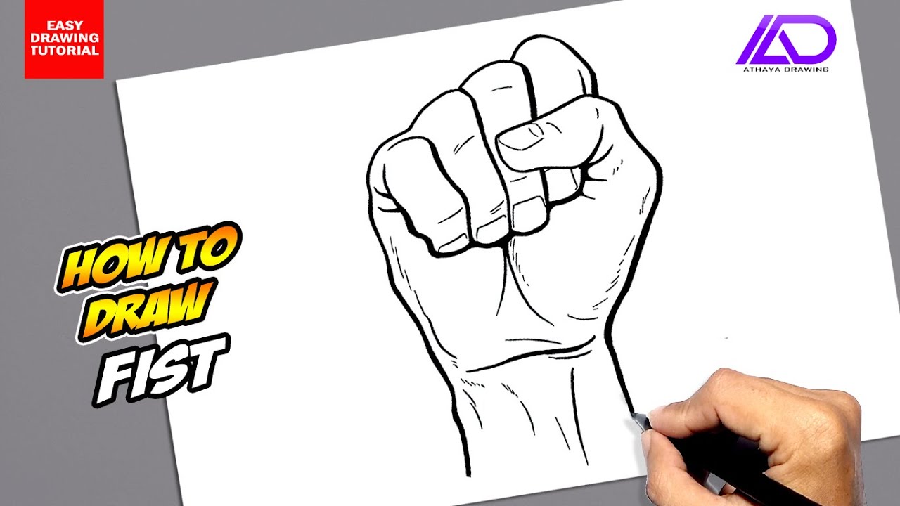 How to draw Fist