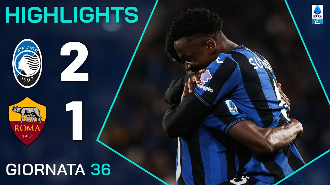 ATALANTA-ROMA 2-1 | HIGHLIGHTS | 36&ordf; GIORNATA | SERIE A ENILIVE 2024/25