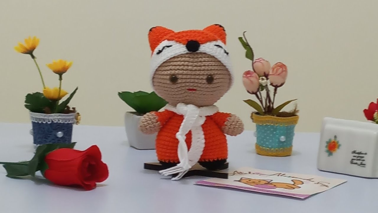 Parte 3 - Passo a Passo para Iniciantes 🦊 Raposinha Amigurumi 🦊 #diy #passoapasso #amigurumi