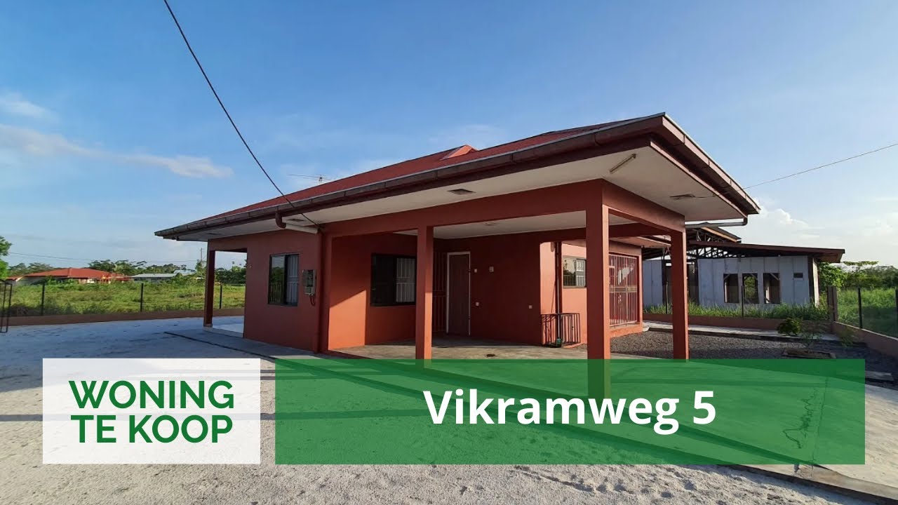 Vikramweg 5 • 100 m² Laagbouw te Leiding, Wanica, Suriname